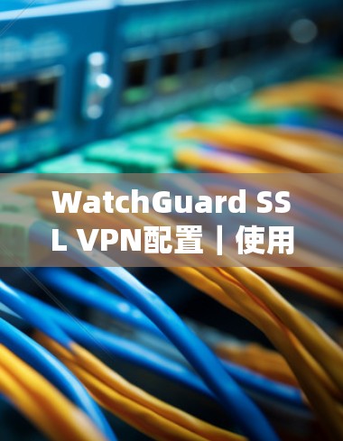 WatchGuard SSL VPN配置｜使用指南