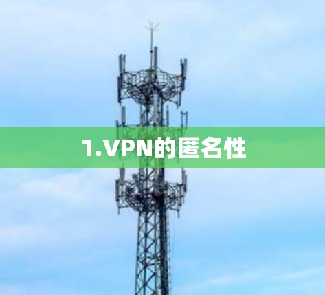 1.VPN的匿名性